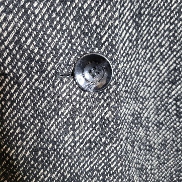 Pendleton Womens 8 Tweed Wool Blend Pea Coat Old Money Academia Class - Picture 8 of 11